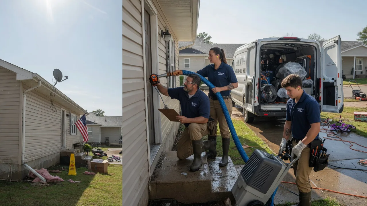 Ceiling Water Damage Restoration in Saint Mary, MO near me